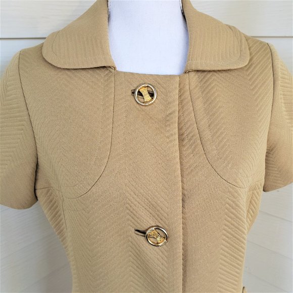 Vintage Norman Wiatt Knits Button down Dress 1970s - Picture 3 of 10